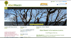 Desktop Screenshot of alberimaestri.com